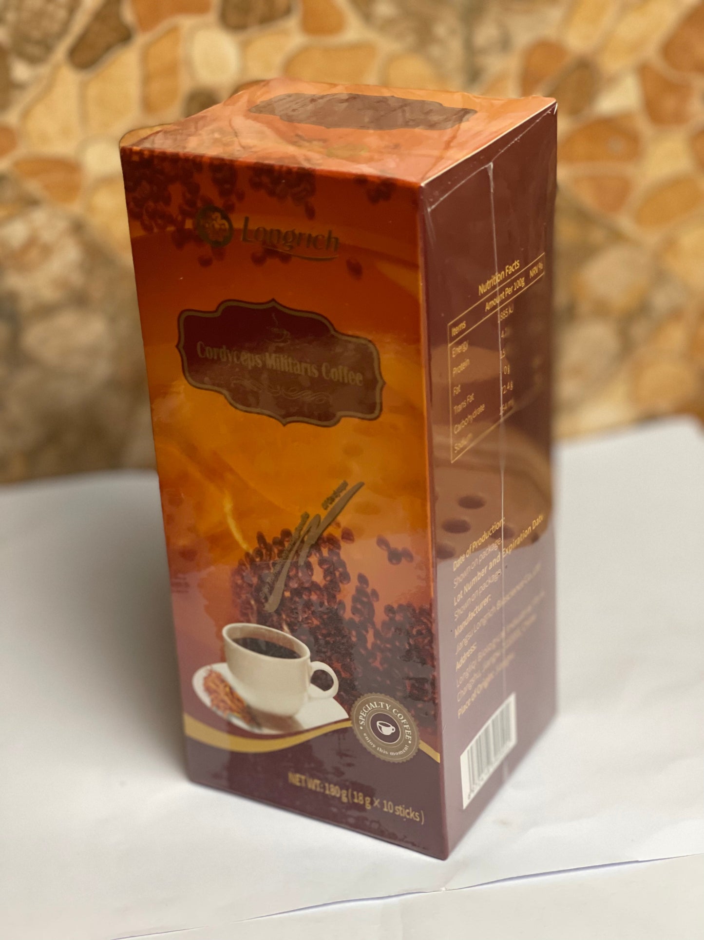 CAFE CORDYCEPS DÉCAFÉINÉ LONGRICH